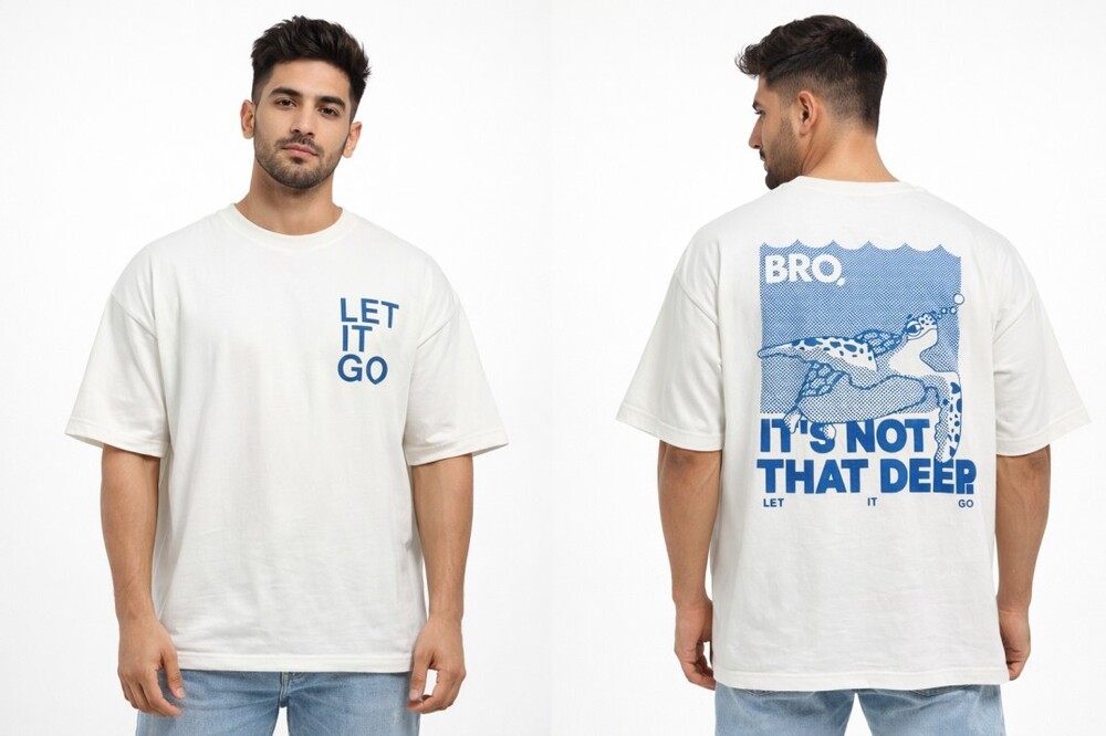 Urban Finesse's BEIGE Oversized T-shirt