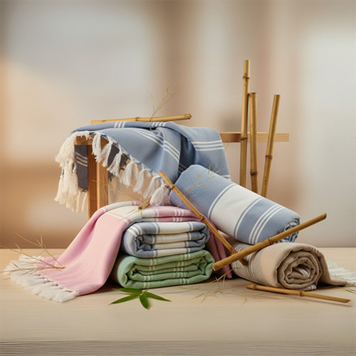 Mid Strip Bamboo Towel