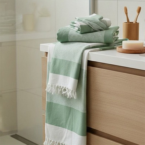 Window Strip Bamboo Towel