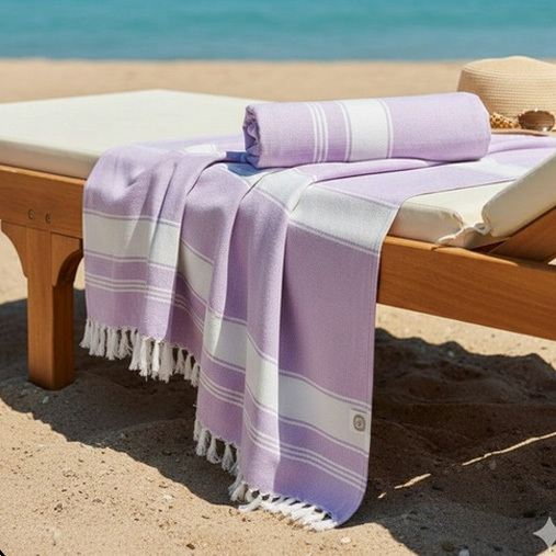 Royal Stripe Bamboo Towel