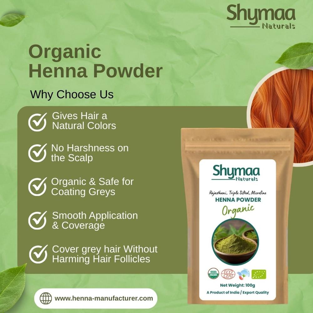 100% Organic Henna Powder