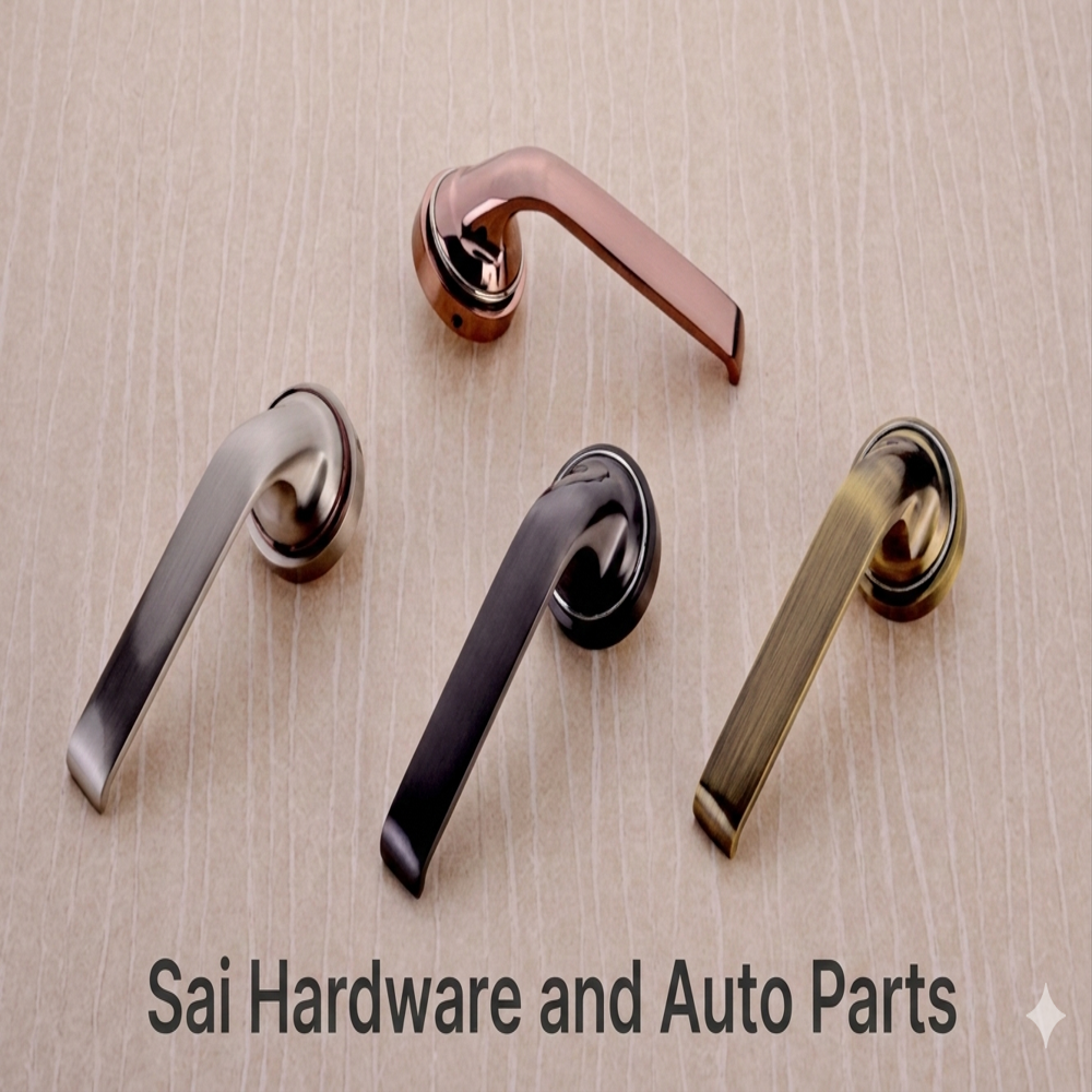 Brass mortise handle