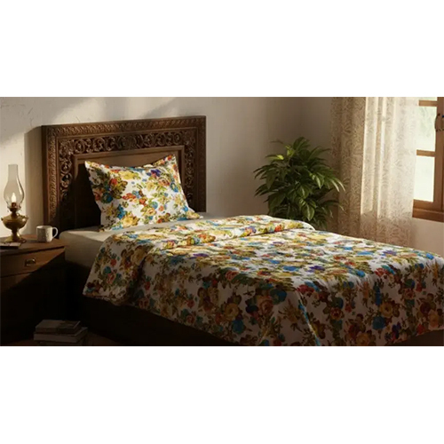 Jaipur Linen 200GSM Single ( 60inch x 90inch ) Bed Printed Ac Comforter Blanket Multi Color Rose Floral Print