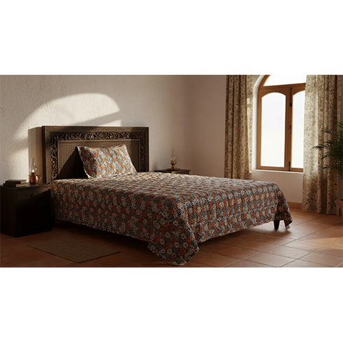Jaipur Linen 200GSM Single ( 60inch x 90inch ) Bed Printed Ac Comforter Blanket Floral Print