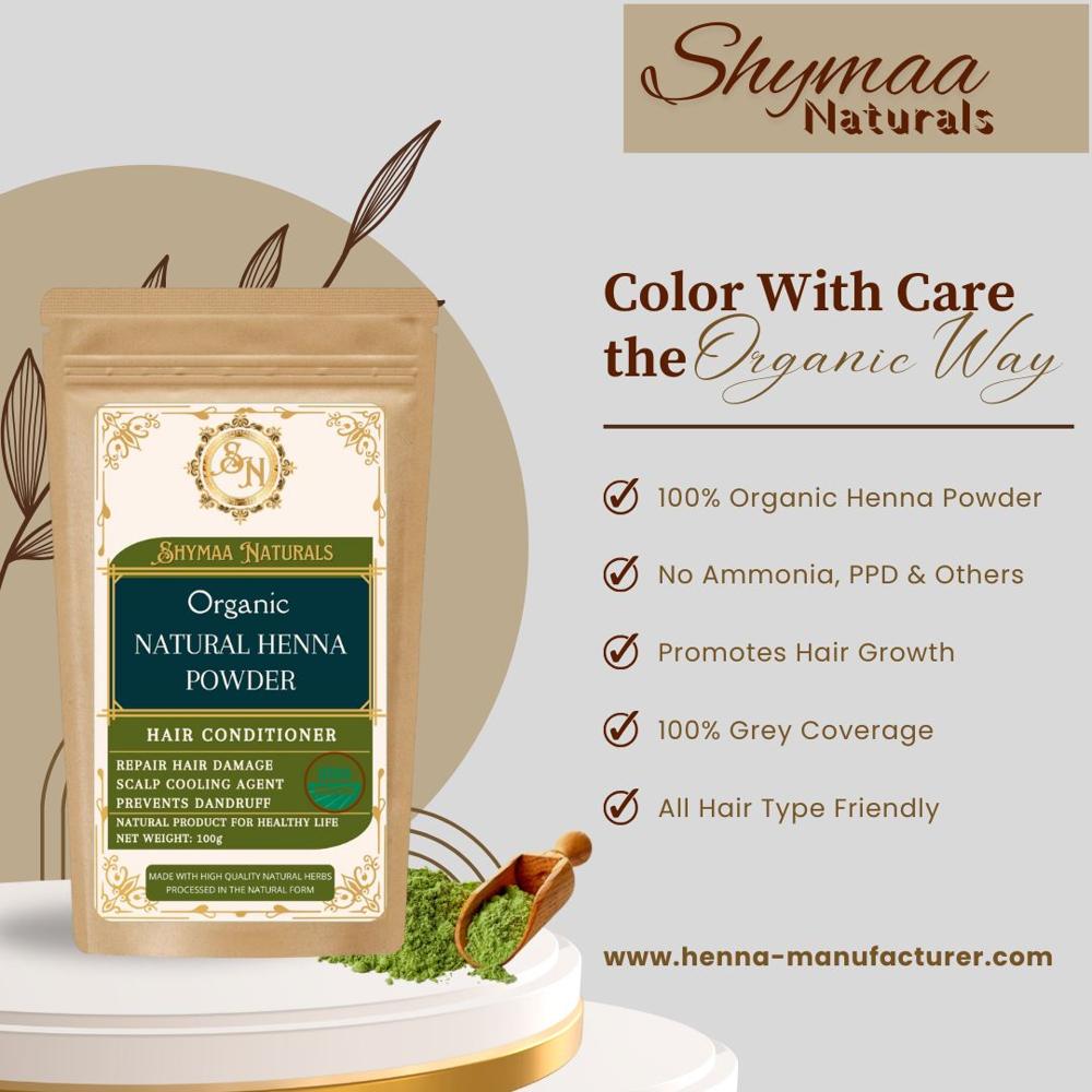 100% Organic Henna Leaves Powder