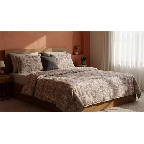 Experience Luxurious Comfort with Jaipur Linen 200 GSM Printed AC Comforter-90 Inch X 100 Inch