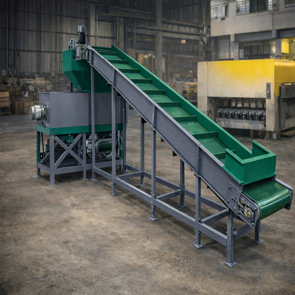 Automatic Twin shaft shredder in Coimbatore