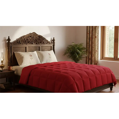 300 GSM AC Comforter Soft Microfiber Lightweight All-Season Comforter MAROON