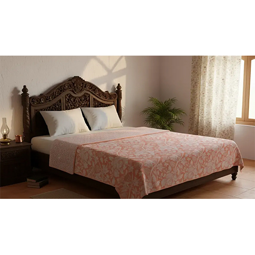 Jaipurlinen Solid Double Dohar for AC Room (Cotton, CARAMEL)
