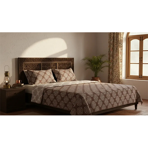 Jaipur Linen 100% Cotton Reversible , AC Dohar Blanket for Summers-Winter Single size 86x54