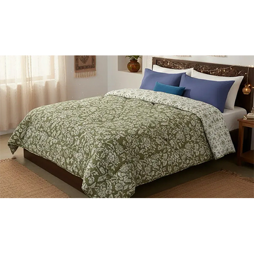 Jaipur Linen 100% Cotton Reversible AC Dohar Blanket for Summers-Winter single size