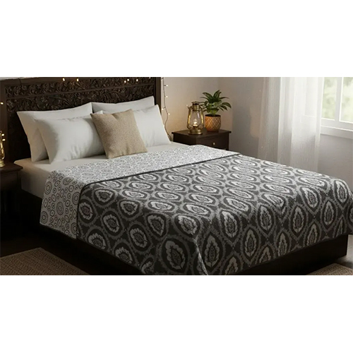 Jaipur Linen Pure Cotton 120 GSM Reversible Soft Lightweight Printed Single Bed Blanket-AC Dohar-Skin Friendly Dohar-152