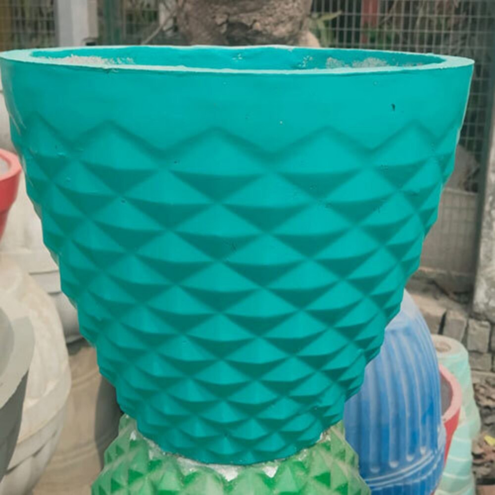 12 Inch Cement Pot - Feature: Durable