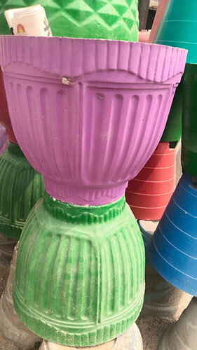 12 Inch Cement Pot - Feature: Durable