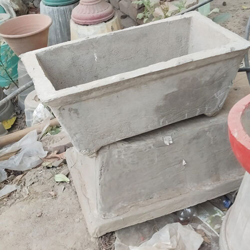 1.5 Inch Cement Tray Pot