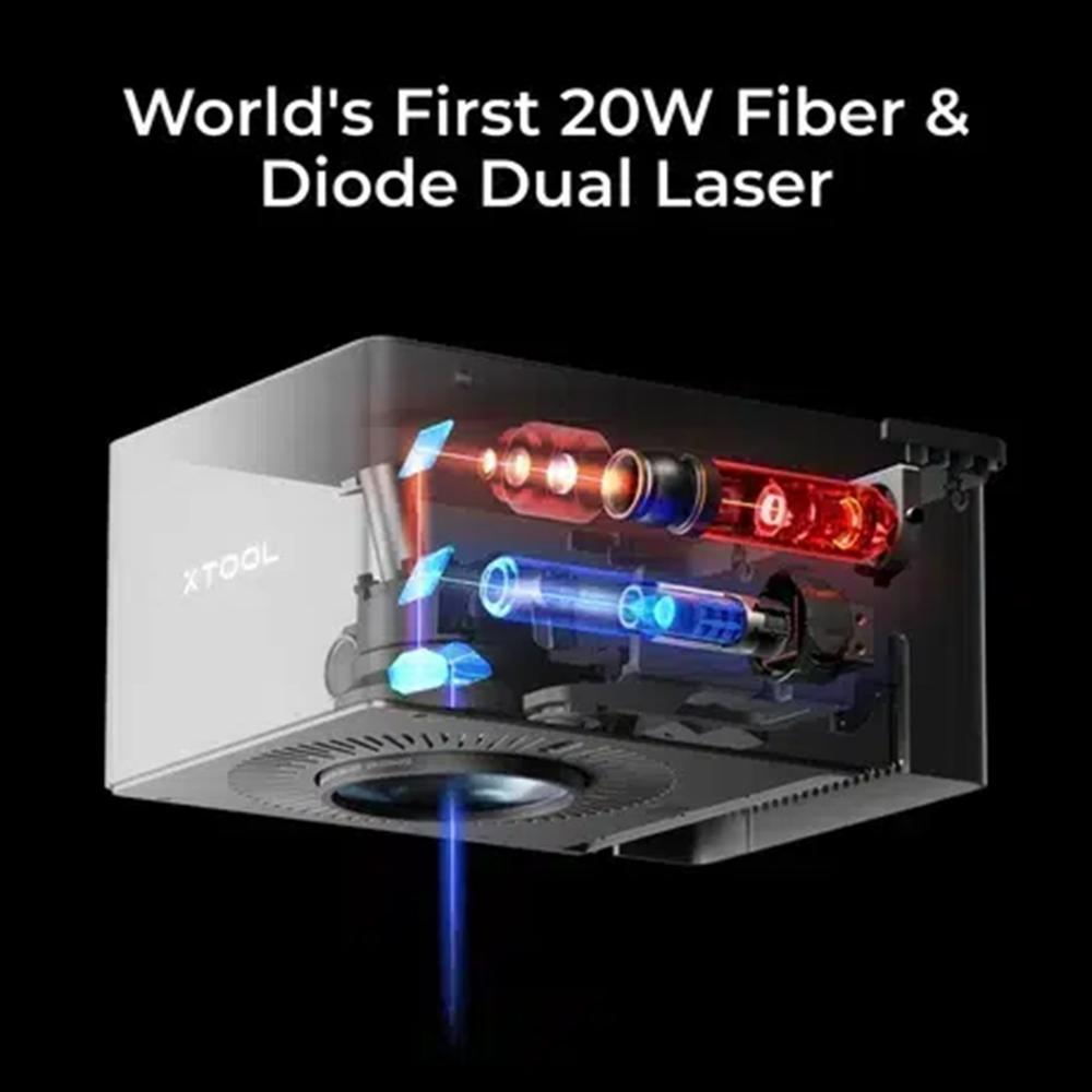 XTool F1 Ultra 20W Fiber And Diode Dual Laser Engraver
