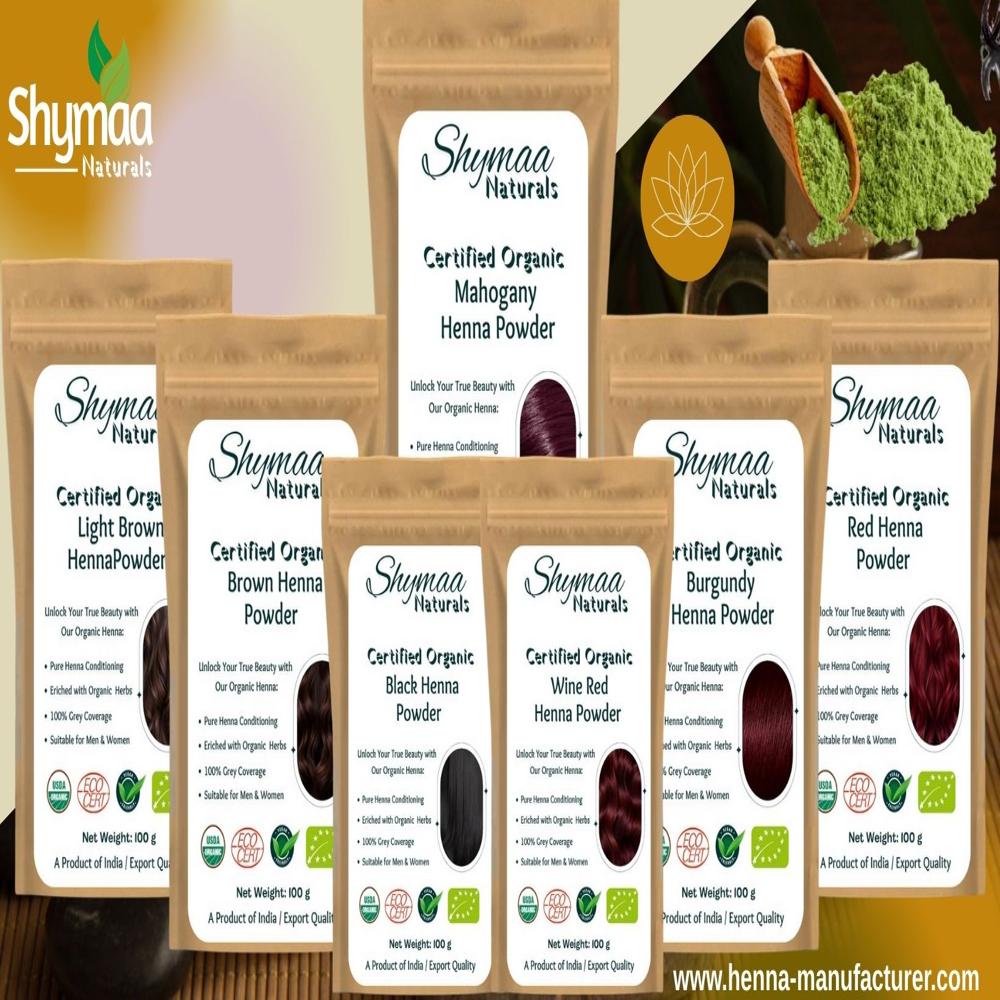 100% Organic Henna Hair Colours