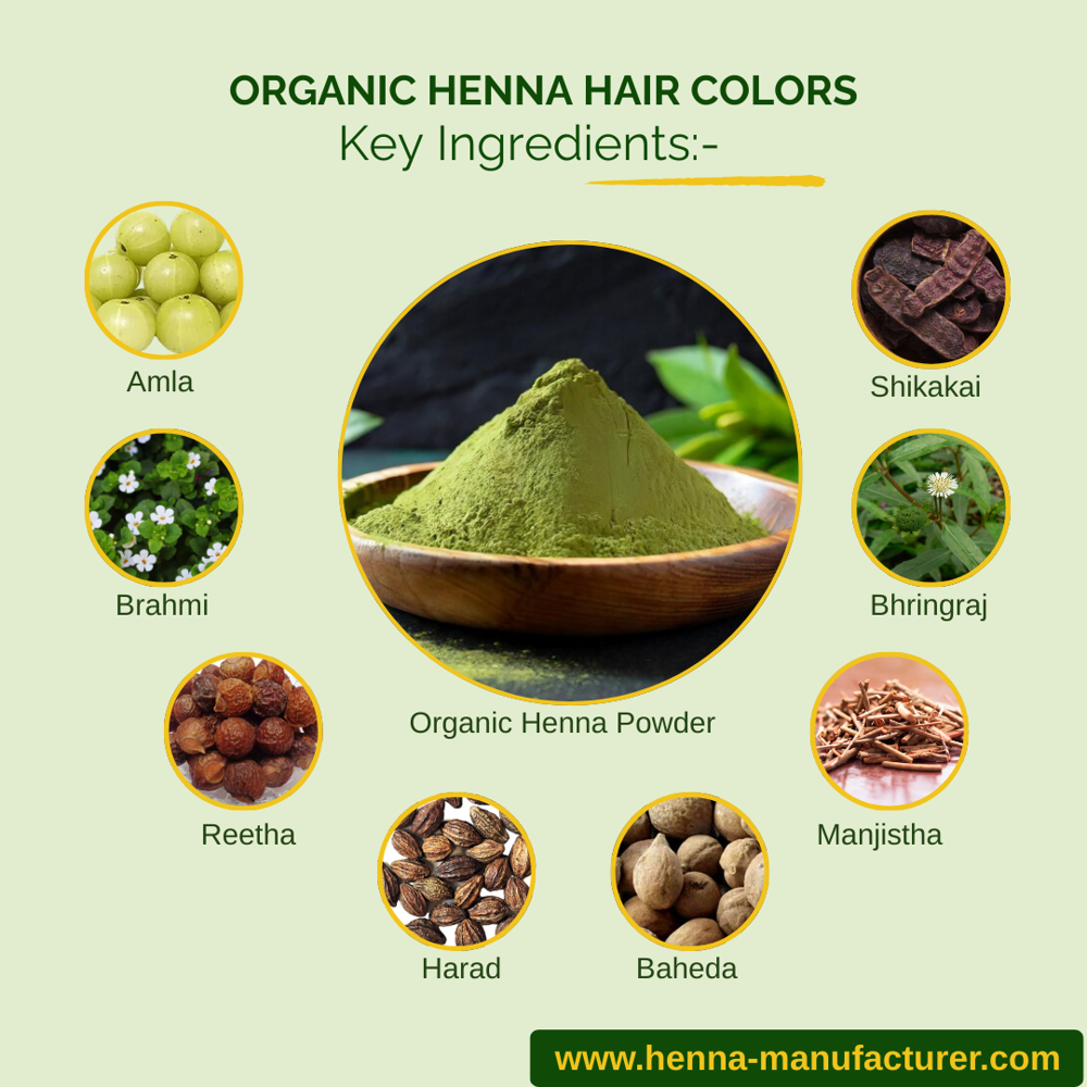 100% Organic Henna Hair Colours