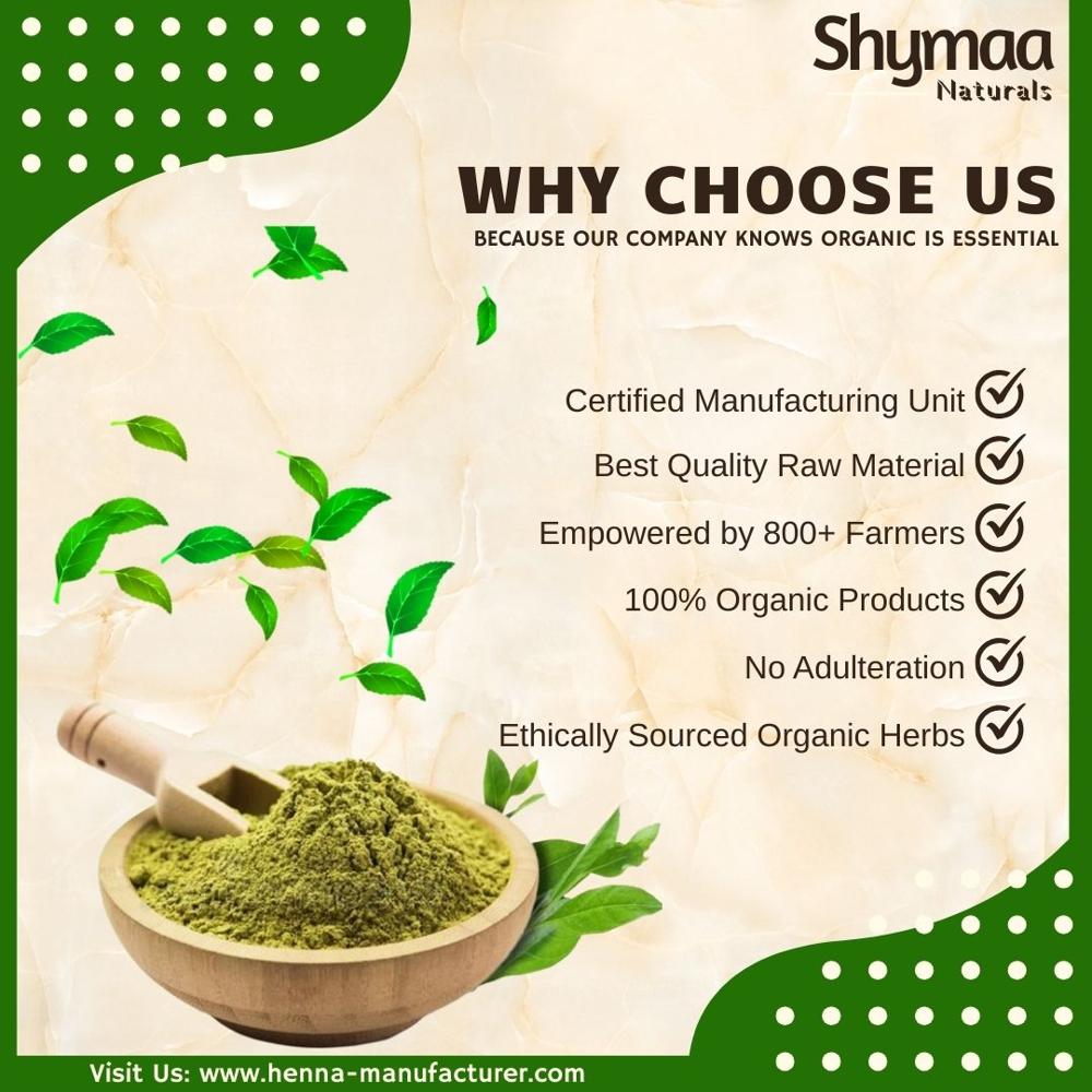 100% Organic Henna Hair Colours