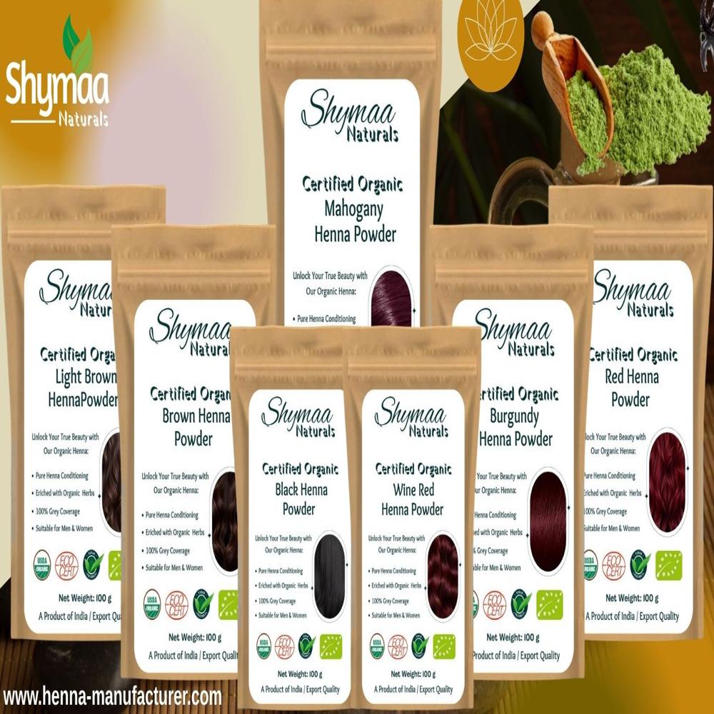 100% Organic Henna Hair Colours