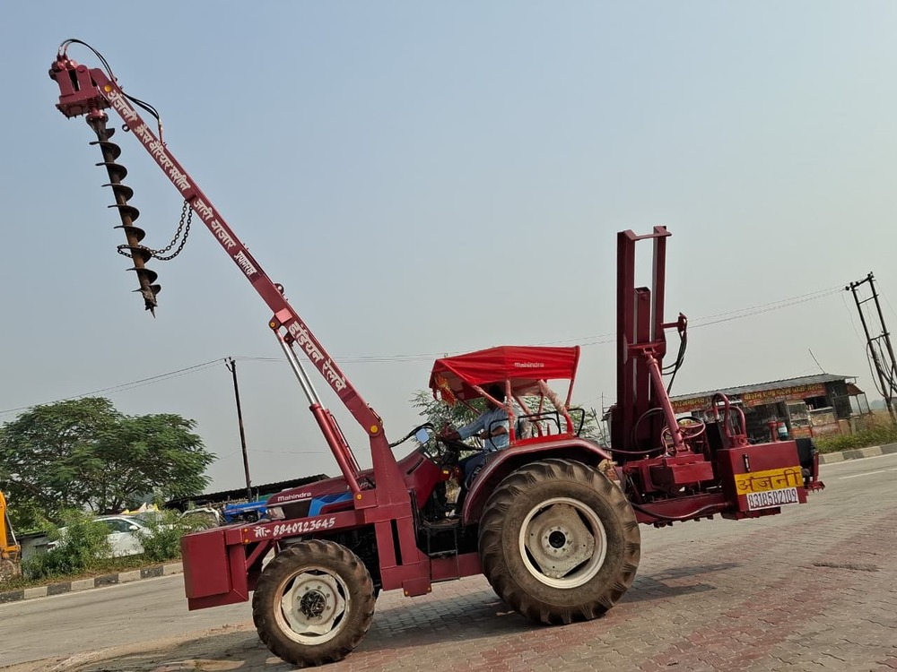 Crash Barrier Installation Machine