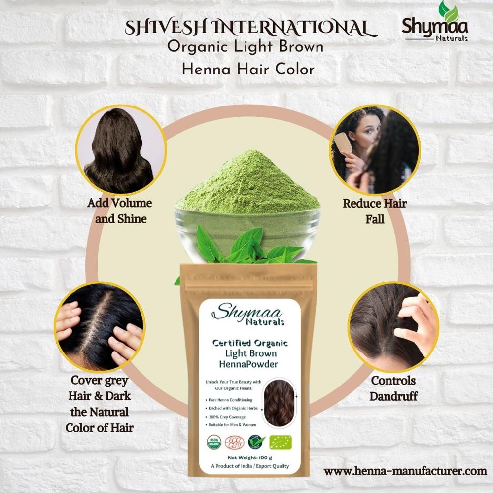 100% Original Light Brown Henna Powder