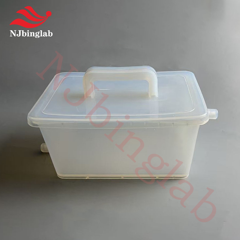 3L PFA Acid Tank with Welded Fittings