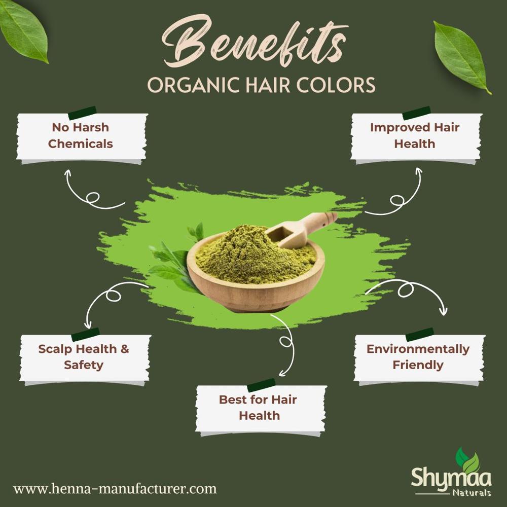 100% Organic Red Henna Hair Colors