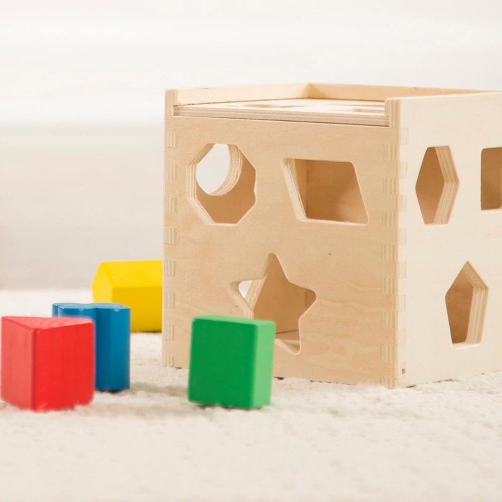 Shape Sorting Cube Classic Wooden Toy