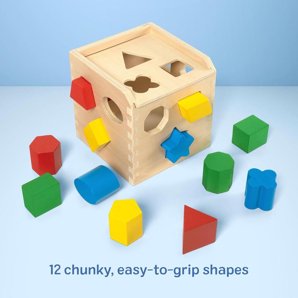 Shape Sorting Cube Classic Wooden Toy