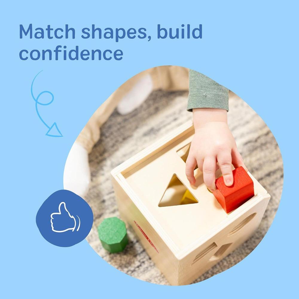 Shape Sorting Cube Classic Wooden Toy