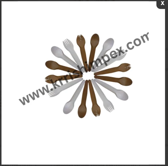 Paper Spoon And Fork - Eco-friendly Food-grade Material, 160 Mm Size, Available In White And Brown, Ideal For Cafes, Catering And Events