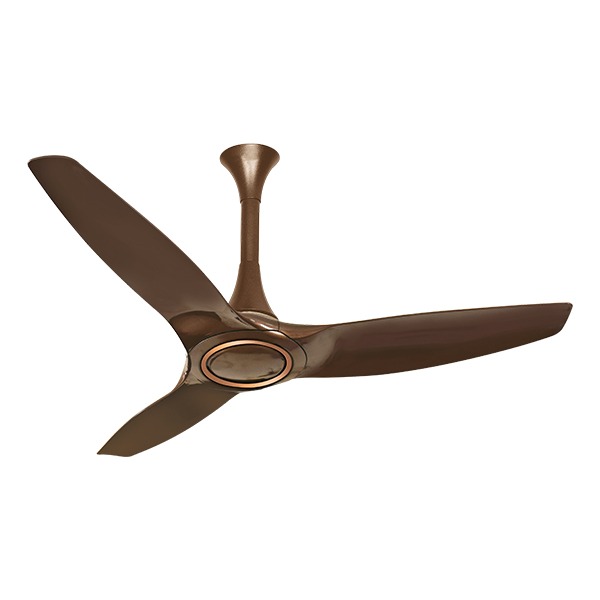 Antique Brass With Walnut Finish Blade Ceiling Fan
