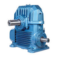 Cast Iron Foot Worm Reduction Gearbox - Cast Iron, 180-1200 Nm Torque, Ip55 Protection | Splash Lubrication, Anti-corrosive Epoxy Finish