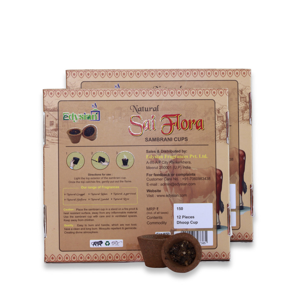 Natural Sai Flora Sambrani Dhoop Cups