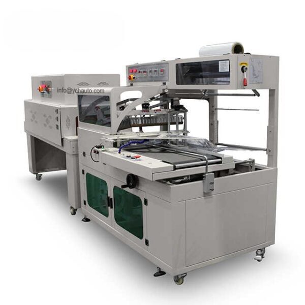 Automatic l sealer machine with shrink tunnel
