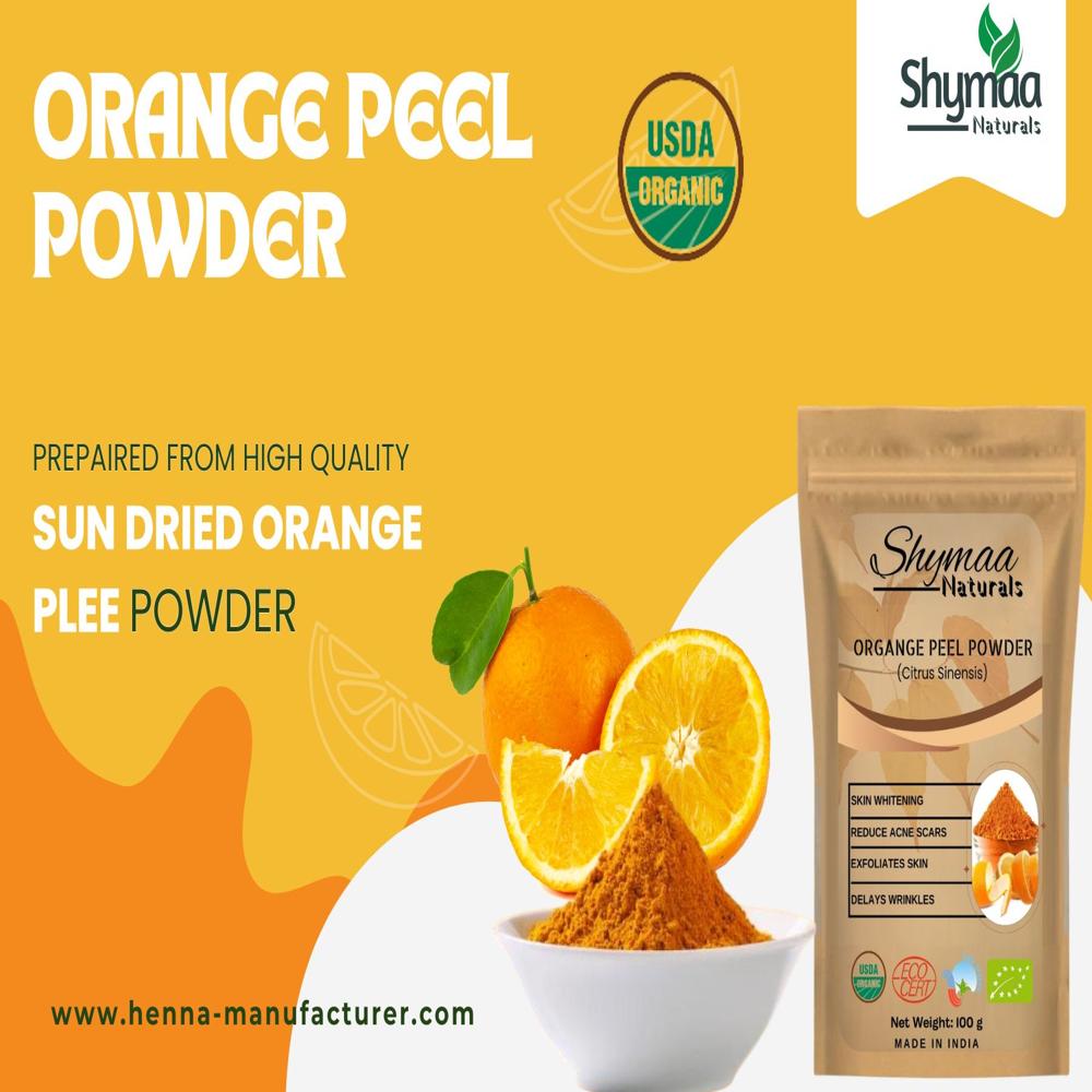 100% Organic Orange Peel Powder Ayurvedic Indian Herbs