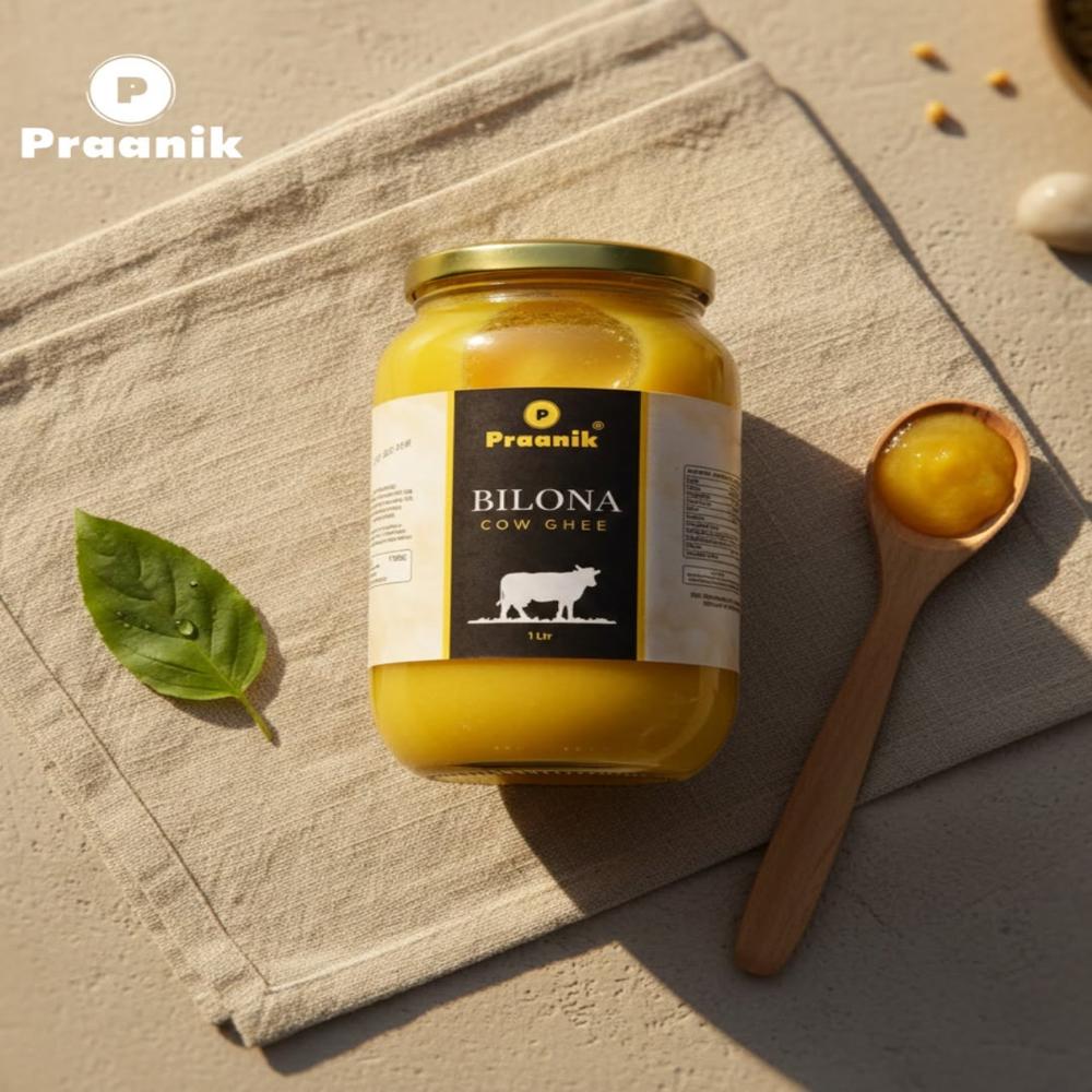 ORGANIC A2 MACHINE MADE BILONA COW GHEE 1 LTR