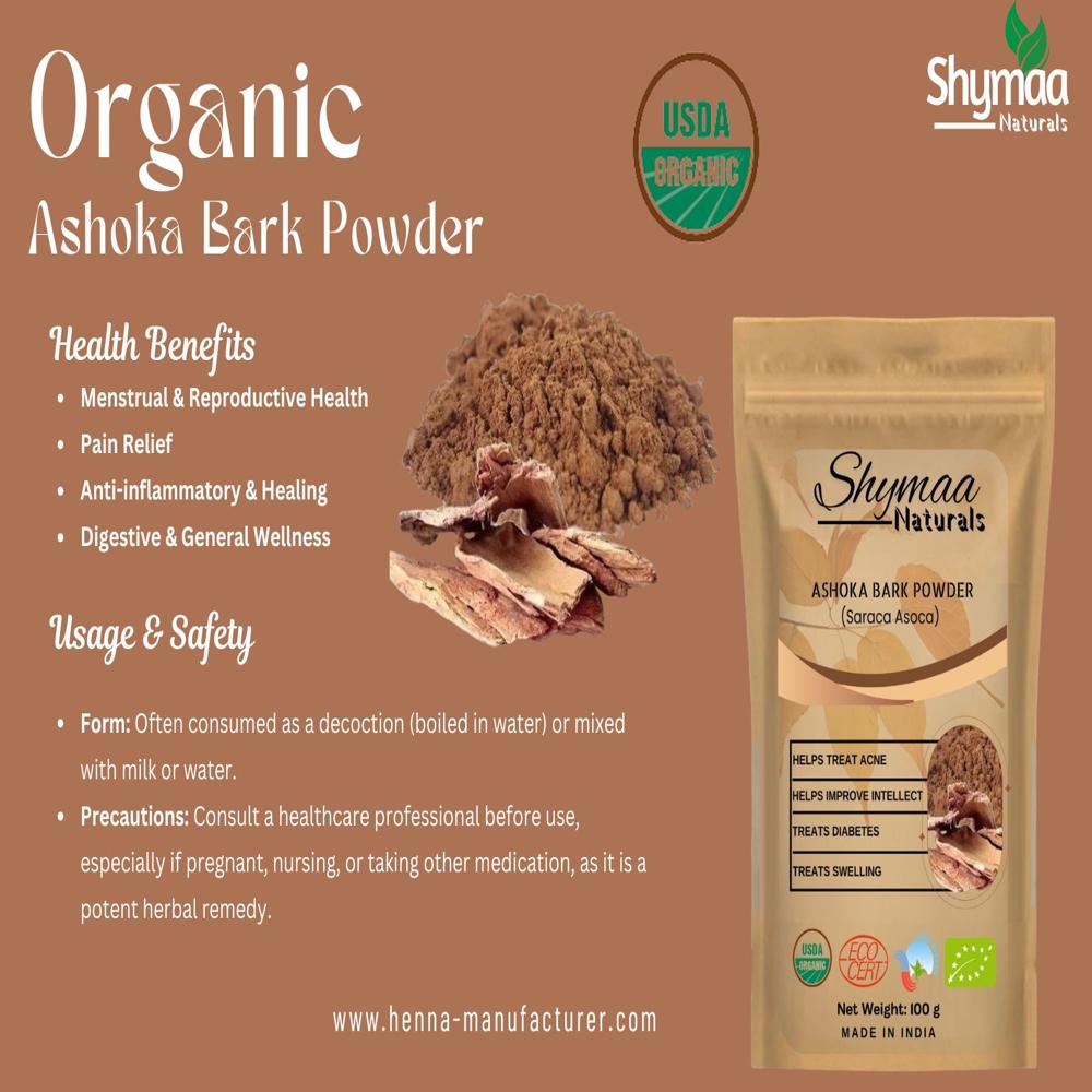 100% Organic Ashok Bark Powder Ayurvedic Indian Herbs