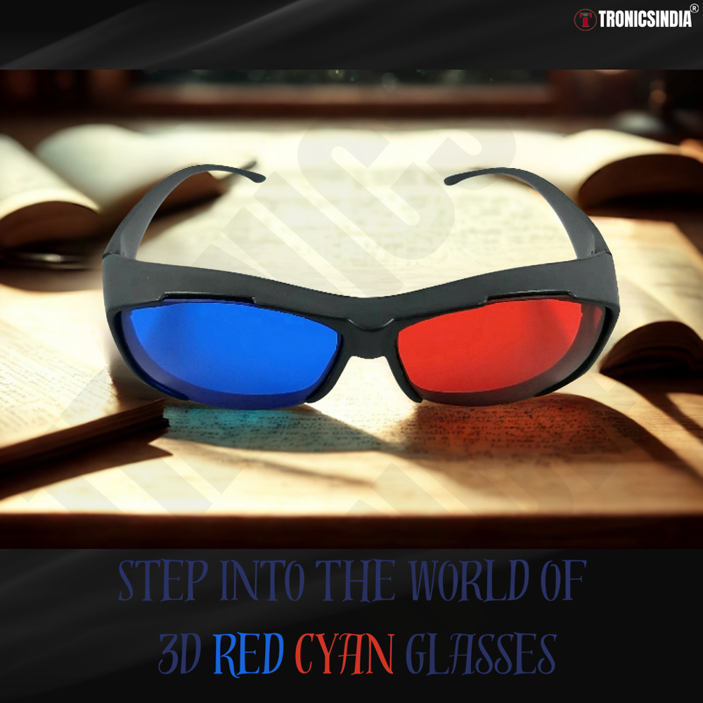 Red Cyan 3D Chashma for Mobile & Movies-RC01