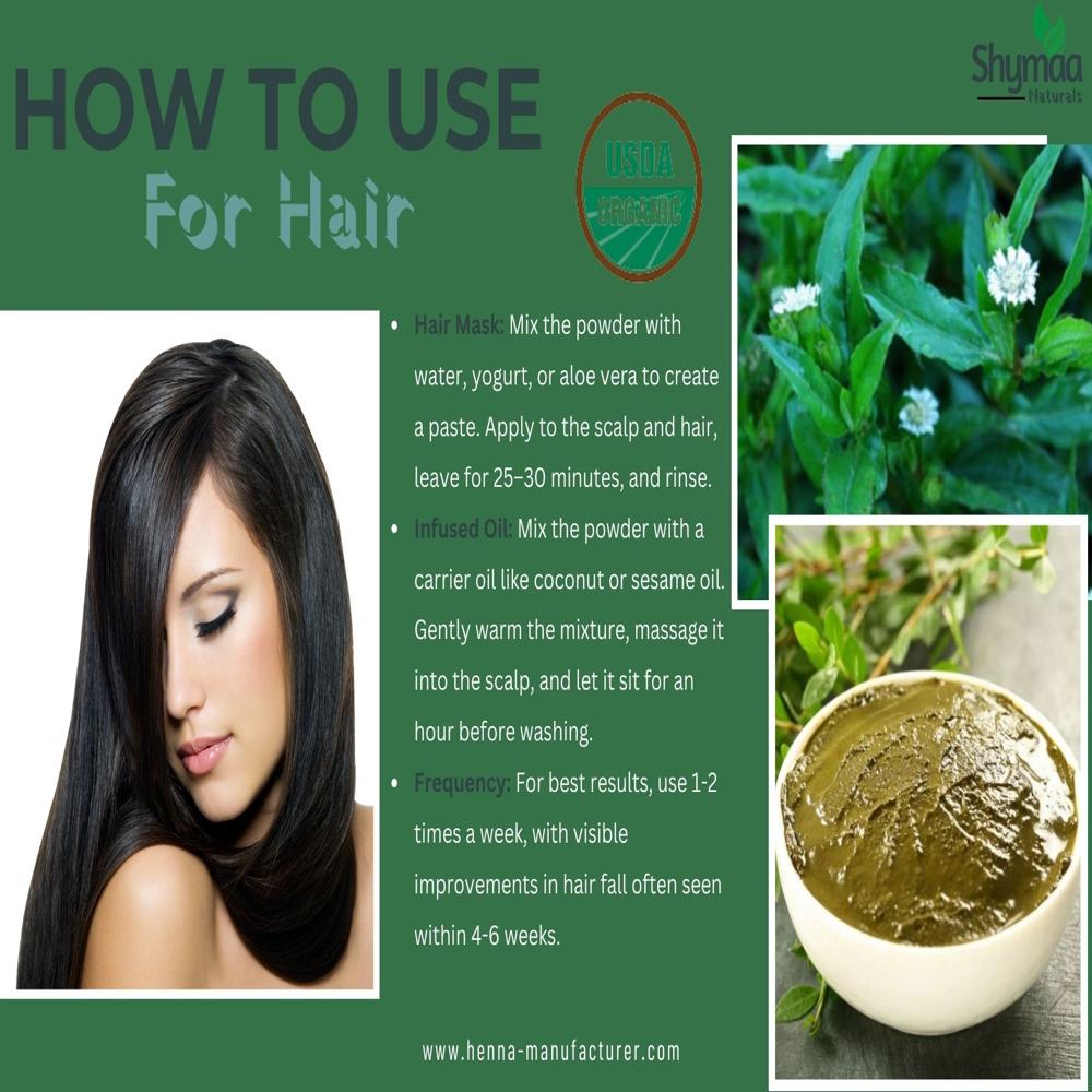 100% Organic Bhringraj Powder Ayurvedic Indian Herbs