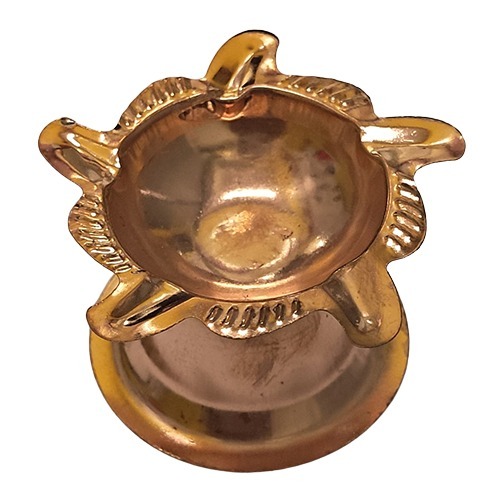 Copper Line Diya