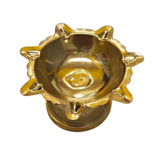 7 No Gold Line Diya