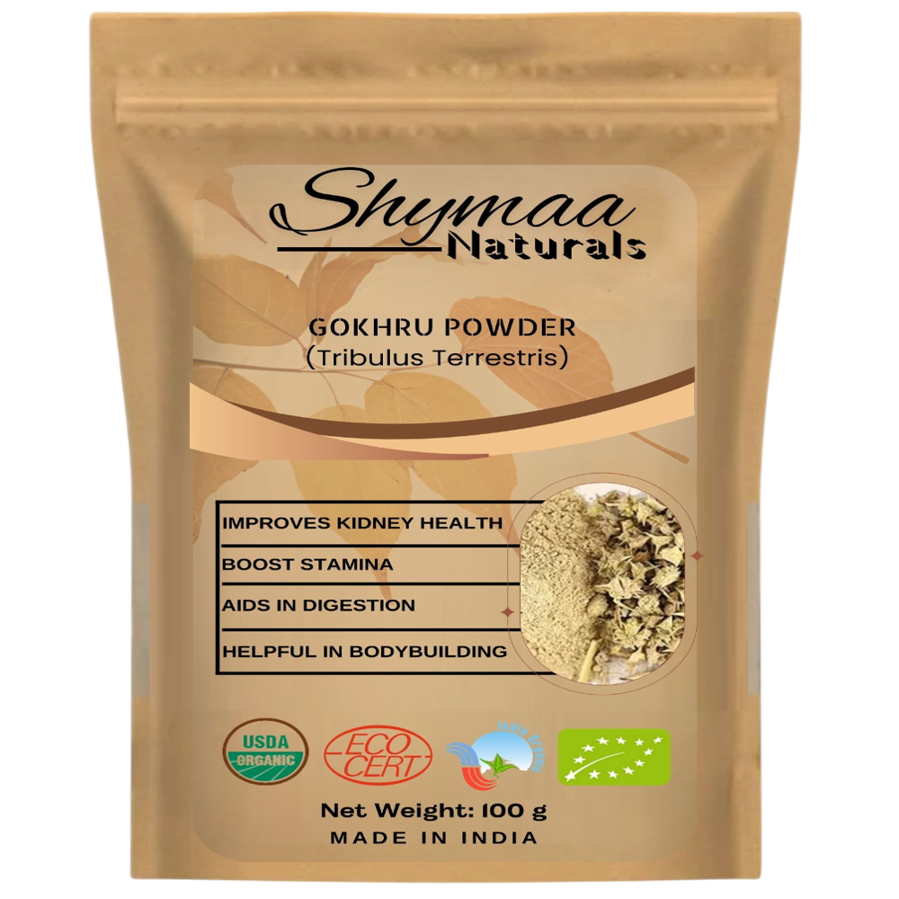 100% Organic Gokhru Powder Ayurvedic Indian Herbs