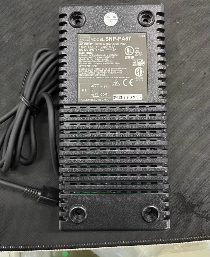 Power Supply - Input Voltage: According To Smps Voltage Volt (V)