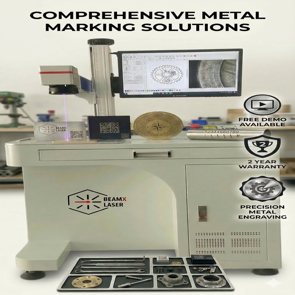 Automatic Steel Laser Marking Machine - Accuracy: 99.99  %