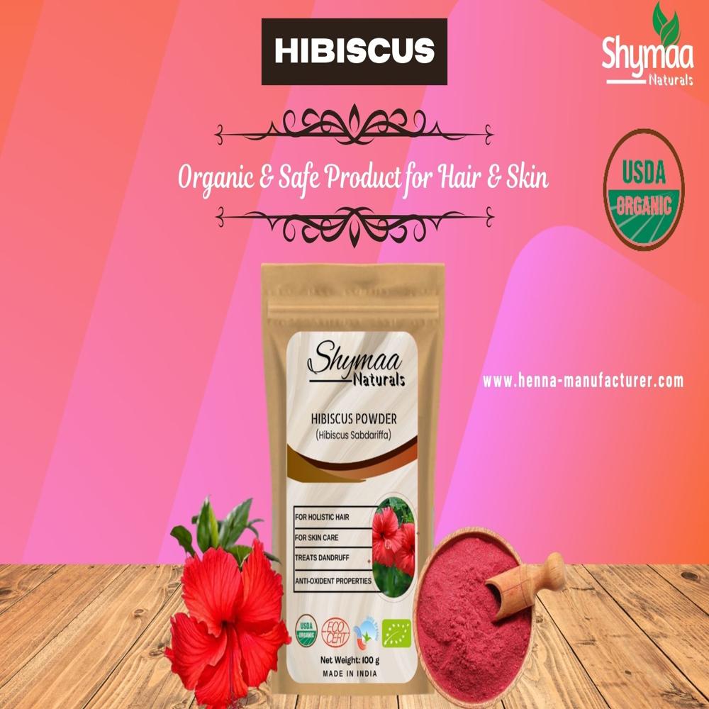 100% Organic Hibiscus Powder Ayurvedic Indian Herbs