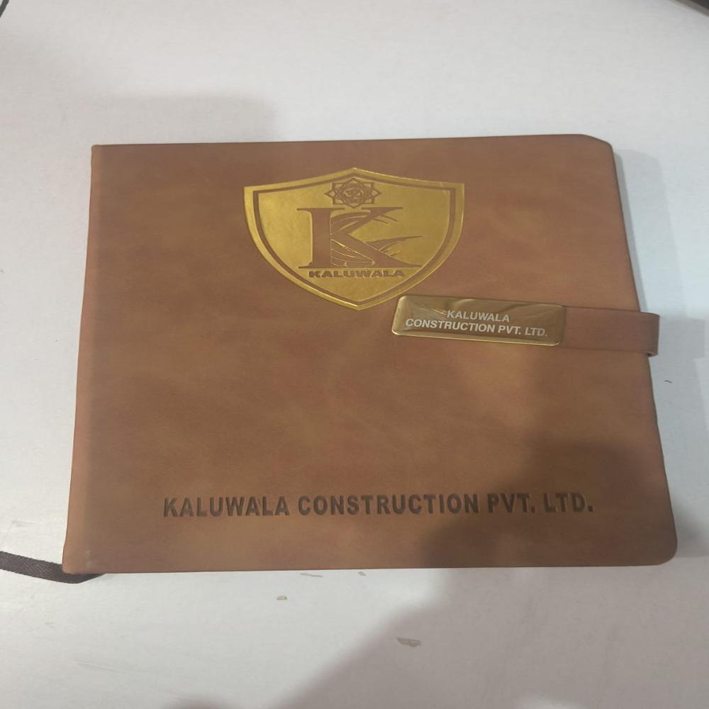 Custom Printed Leather Corporate Diary