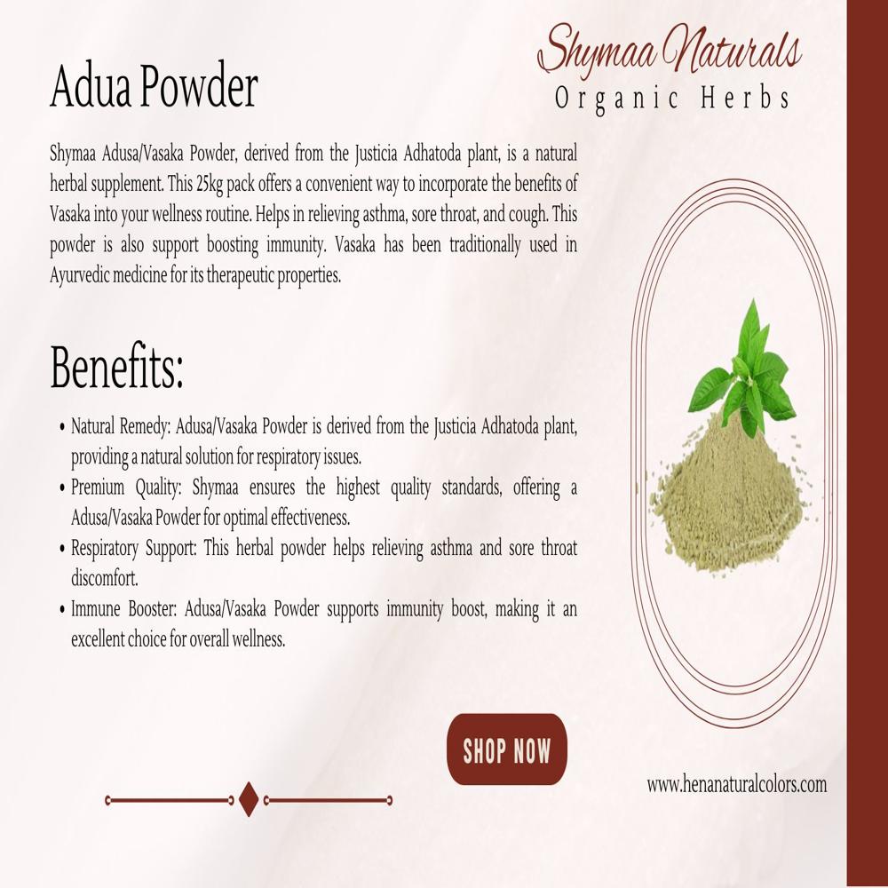 100% Organic Adus Powder Ayurvedic Indian Herbs