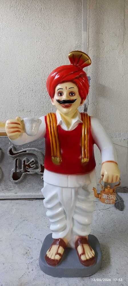 Tea Man Statue 6 ft